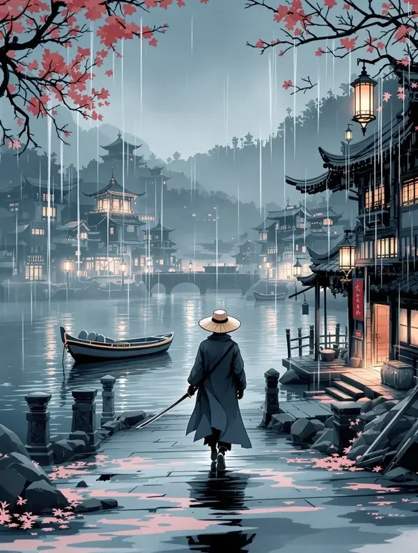 江湖夜雨 - 男男漫画漫画封面